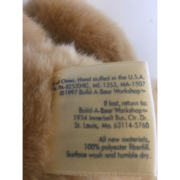 BAB Light Brown Basic Bear Talking Says 6 Phrases Stuffed Animal Plush 12” Soft - Picture 6 of 12